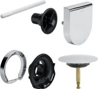 Viega Multiplex Trio-​Ausstattungsset Visign MT9 Wasserstandsanhebung plus 5cm, chrom 6170.0