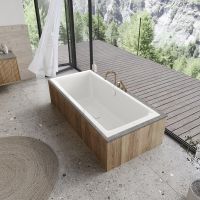 Kaldewei Puro Next Combi Rechteck-Badewanne 160x70cm Mod.1432 weiß