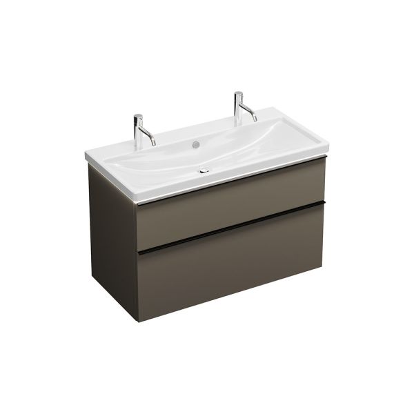 Burgbad Eqio Waschtisch 103cm mit Unterschrank & LED-Beleuchtung