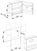 Vorschau: Keuco Plan Integral Modul Waschtisch 3 Wandeinbau-Montage