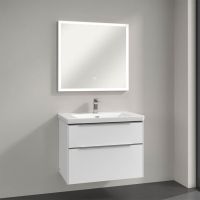 Vorschau: Villeroy&Boch Subway 3.0 LED-Spiegel, 80x75cm, mit Sensordimmer, weiß matt