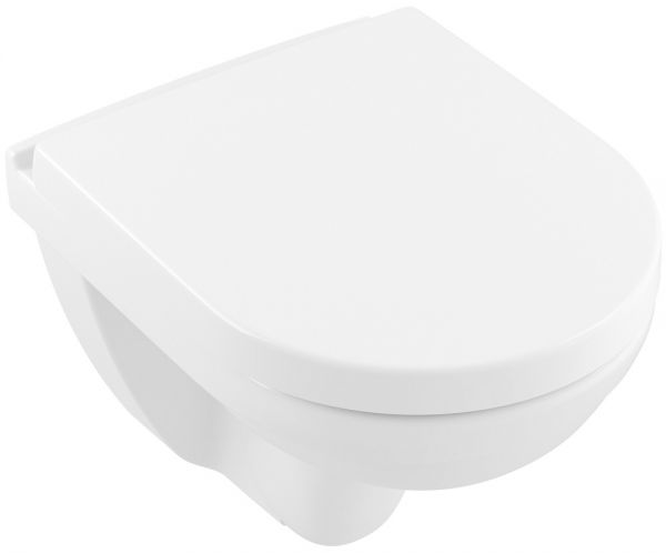 Villeroy&Boch O.Novo Wand-WC, WC-Sitz mit QuickRelase und SoftClosing Funktion, Combi-Pack, weiß 5688H101_1