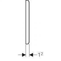 Vorschau: Geberit Abdeckplatte für Waschtischarmaturen mit UP-Funktionsbox