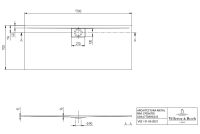 Vorschau: Villeroy&Boch Architectura MetalRim Duschwanne, 170x70cm, weiß UDA1770ARA215V-01