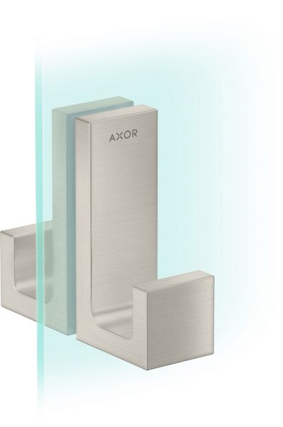 Axor Universal Rectangular Duschtürgriff, stainless steel optic 42639800