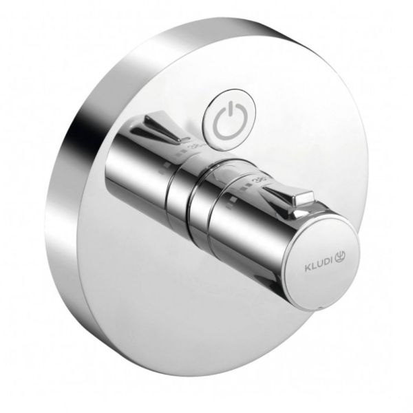 Kludi Push Thermostat Unterputz für 1 Verbraucher, chrom 389020538