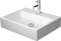 Duravit Vero Air Waschtisch 60x47cm, mit 1 Hahnloch, ohne Überlauf, geschliffen, weiß 2350600071