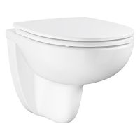 Vorschau: Grohe Bau Keramik Set Wand-Tiefspül-WC inkl. WC-Sitz mit Soft-Close & QuickRelease, weiß 112949SH00