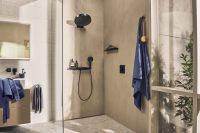 Vorschau: Hansgrohe ShowerSelect Comfort E Thermostat Unterputz für 2 Verbraucher, schwarz matt