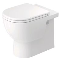 Vorschau: Duravit D-Code Stand-WC rimless Set mit SoftClose WC-Sitz 57x37cm, weiß