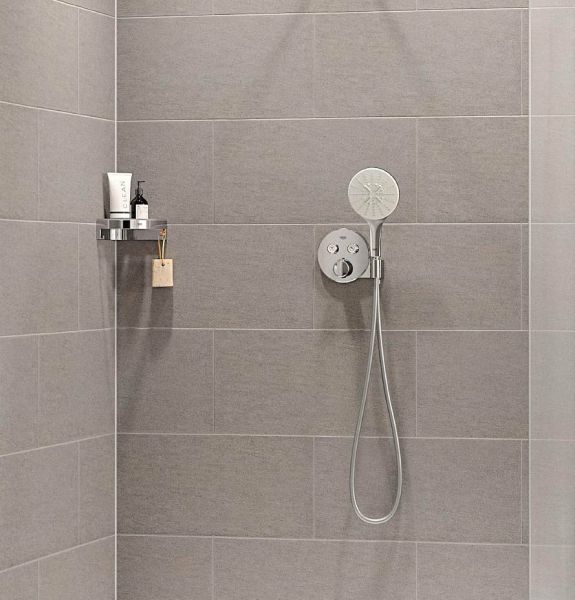 Grohe Vitalio SmartActive 150 Handbrause mit 3 Strahlarten, chrom/weiß