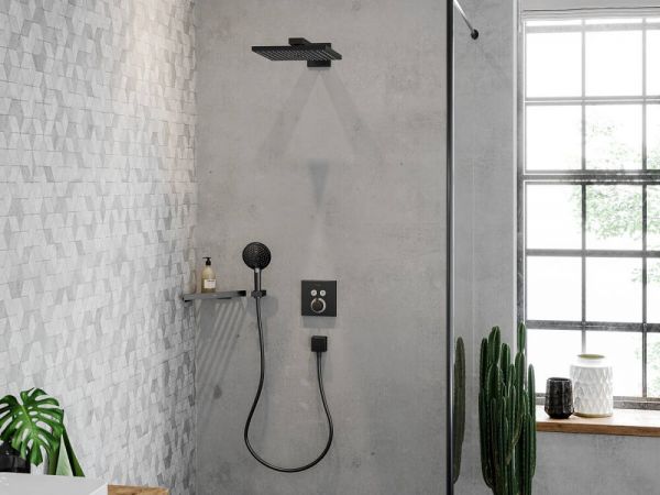 Hansgrohe ShowerSelect Thermostat Unterputz für 2 Verbraucher matt schwarz 15763670
