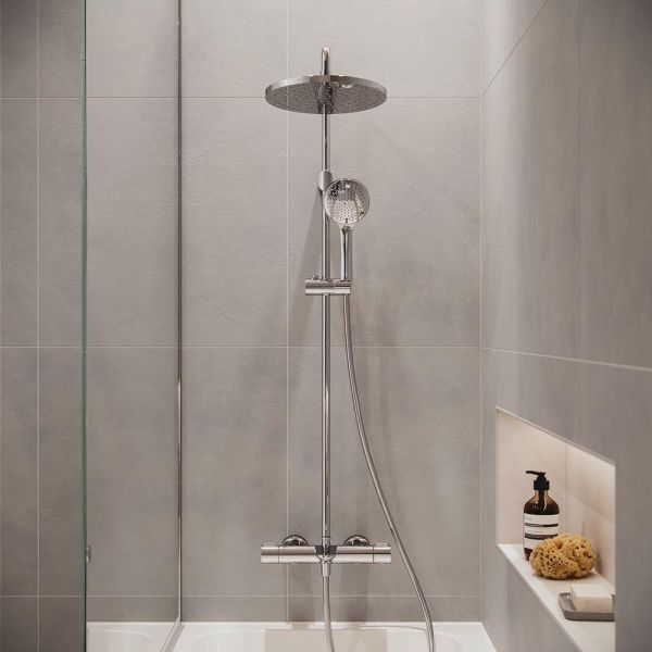 Duravit Shower Systems Duschsystem mit Wanneneinlauf, chrom