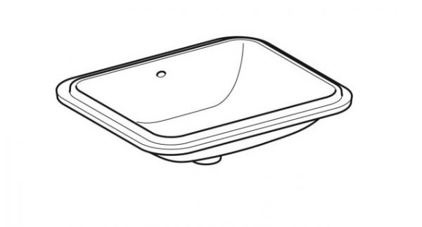 Geberit VariForm Unterbauwaschtisch mit Überlauf rechteckig, Breite 58cm, weiß 500765012_2