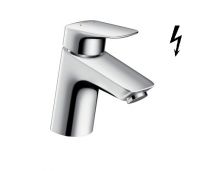 Hansgrohe Logis Einhebel-Waschtischmischer 70 m.Push-Open Ablaufg. f.offene Warmwasserbereiter