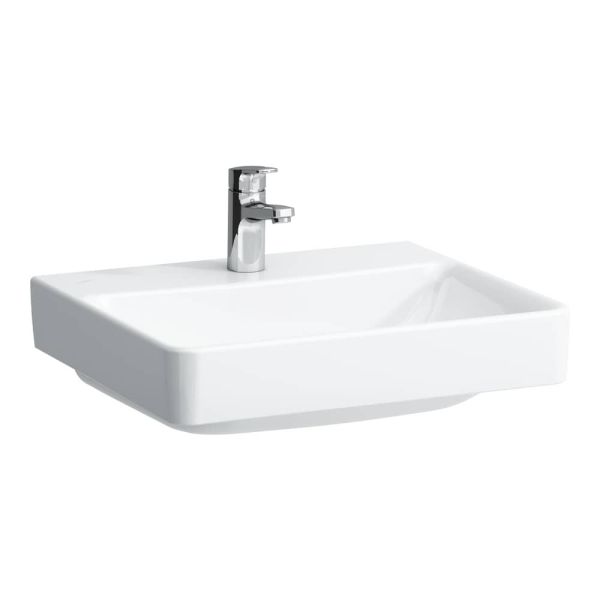 Laufen Pro S Waschtisch 55x46,5cm, 1 Hahnloch ohne Überlauf, weiß