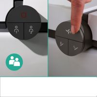 Vorschau: hansgrohe LavaPura Element S Dusch-WC Komplett, weiß