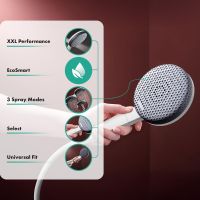 Vorschau: hansgrohe Raindance Alive Select S Duschkopf 125 3 Strahlarten EcoSmart 7,1l/min, weiß matt