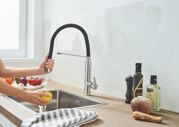 Grohe Feel Einhand-Spültischbatterie mit flexiblem Auslauf
