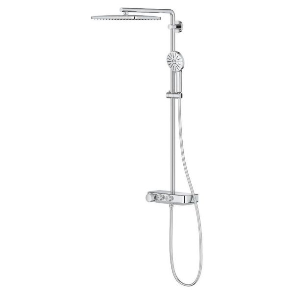 Grohe Vitalio Joy+ SmartControl System 350x230 Mono Duschsystem mit Thermostat, Aufputz, chrom 1360480000