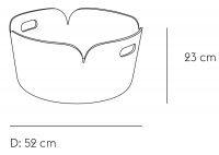 Vorschau: muuto Restore Round Aufbewahrungskorb rund Ø51cm