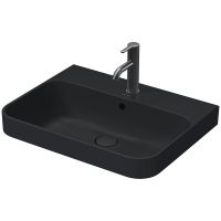 Vorschau: Duravit Happy D.2 Plus Aufsatzbecken 60x46cm anthrazit matt