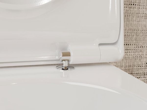 hansgrohe EluPura S Wand-WC Set 540 AquaHelix Flush mit WC-Sitz Slim SoftClose, weiß
