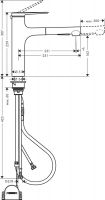 Vorschau: Hansgrohe Zesis M33 Küchenarmatur 160 2jet sBox schwarz 74804670