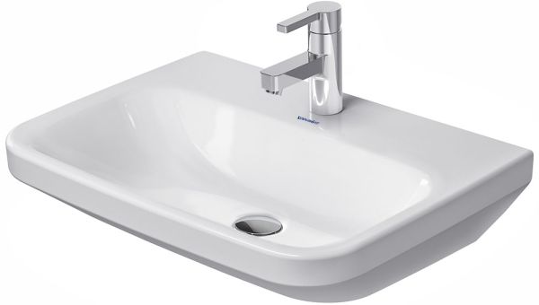 Duravit DuraStyle Waschtisch rechteckig 60x44cm, 1 Hahnloch, ohne Überlauf, WonderGliss, weiß 23246000001