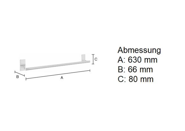 Smedbo Pool Handtuchstange 63cm, chrom