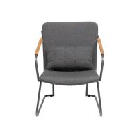 Vorschau: KETTLER GENTLE LOUNGE Loungesessel Teak-Holz, anthrazit matt/sooty 0107608-7770