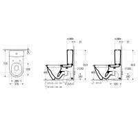 Vorschau: Villeroy&Boch Subway 3.0 Stand-WC Kombi Viclean, TwistFlush