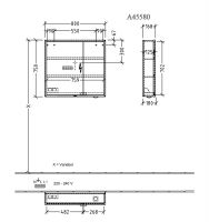 Vorschau: Villeroy&Boch My View Now LED-Aufputz-Spiegelschrank 80x75cm