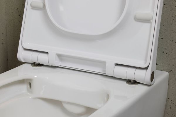 Duravit Vero Air Wand-WC 57x37cm, eckig, rimless, Durafix, weiß