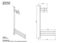 Vorschau: Giese Family Garderobenstangen und Handtuchhalter schwenkbar, chrom