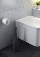 Vorschau: Cosmic Saku Toilettenbürstengarnitur Standmodell, schwarz matt 2522600 1