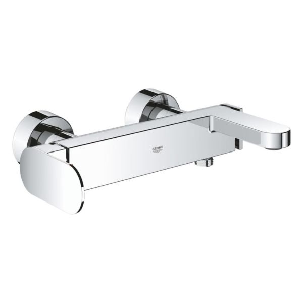 Grohe Plus Einhand-Wannenbatterie, Wandmontage, chrom