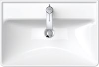 Vorschau: Duravit D-Neo Waschtisch rechteckig 65x44cm, mit Hahnloch und Überlauf, mit WonderGliss, weiß