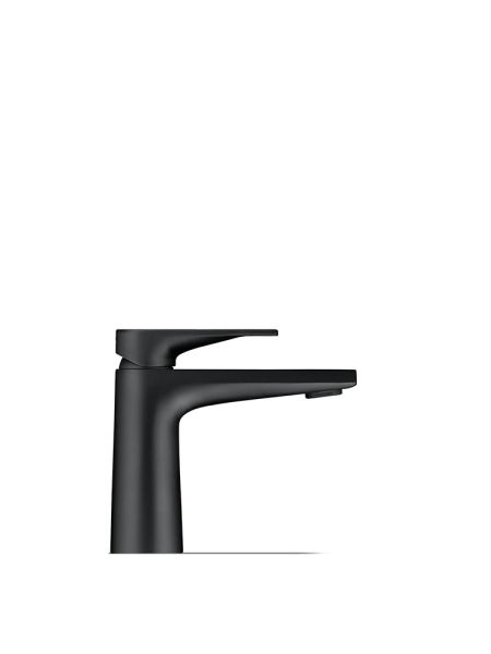 Duravit Tulum Einhebel-Waschtischmischer ohne Zugstangen-Ablaufgarnitur, schwarz, TU1010002046_1