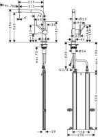 Vorschau: Hansgrohe Talis M54 Einhebel-Küchenmischer 270, Ausziehauslauf, 1jet, sBox