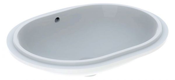 Geberit VariForm Unterbauwaschtisch mit Überlauf elliptisch, Breite 61cm, weiß 500757012