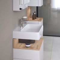 Vorschau: Duravit Qatego Waschtisch 60x47cm, 1 Hahnloch, wandhängend, HygieneGlaze, weiß 2382602000