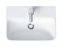 Vorschau: Duravit ME by Starck Handwaschbecken rechteckig 45x32cm, mit Hahnloch und Überlauf, weiß 0719450000