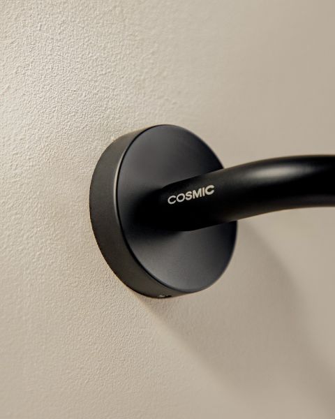 Cosmic Geyser Rollenhalter ohne Deckel, schwarz matt