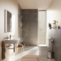 Vorschau: hansgrohe EluPura Original S Stand-WC-Set, Spülkasten, WC-Sitz, AquaChannel Flush, horizontaler Abgang, weiß 60267450