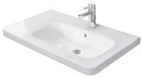 Vorschau: Duravit DuraStyle Waschtisch 80x48cm, mit Hahnloch, mit Überlauf, Becken rechts, weiß 2326800000