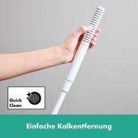 Vorschau: Hansgrohe Pulsify S Duschset 100 1 Strahlart wassersparend mit Duschstange 65cm, weiß matt