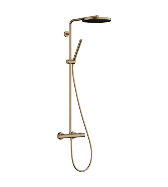 hansgrohe Pulsify S Puro Duschsystem 260 1 Strahlart EcoSmart mit Ecostat Fine brushed bronze 24223140