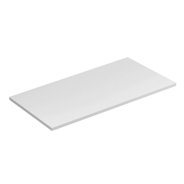 Kludi ICOS Deckplatte 100x50cm für Waschtischunterschrank, weiß matt 50T10053