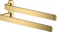 Vorschau: Axor Universal Accessories Doppel-Handtuchhalter polished gold optic 42821990